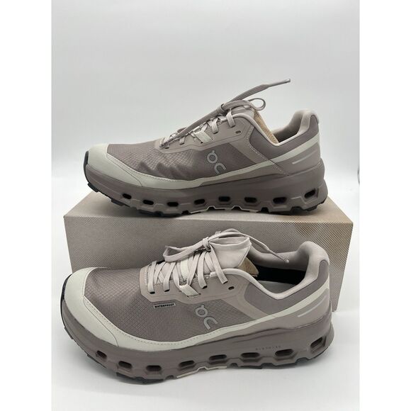 On Running Shoes - On Cloudvista 2 Women's Waterproof Trail Running Shoes Sand Size 8.5 Fog Cinder